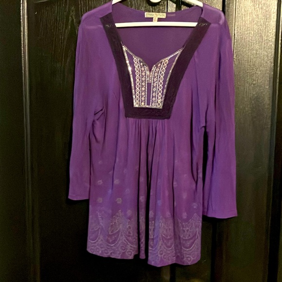 M vintage Susie purple tunic - Picture 1 of 5